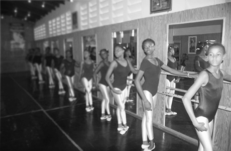 Children during a dance class Children during a dance class