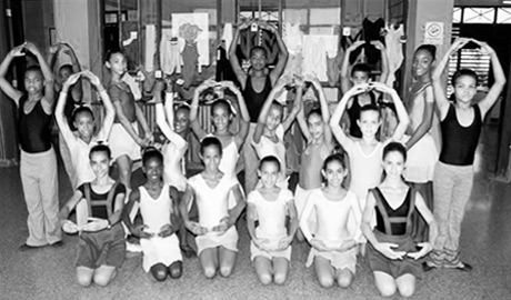 Children in their dance school in Cuba Children in their dance school in Cuba