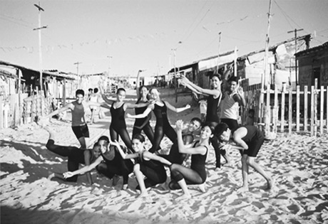Children in their shantytown in Brasil Children in their shantytown in Brasil