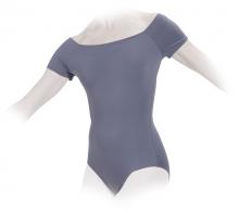 Short-sleeved leotard