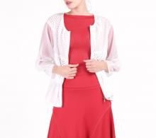 Jacket in transparent Nylon and mesh