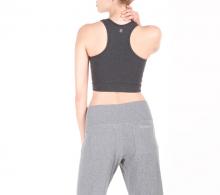 Support bra with stretch band