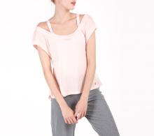 Large tank top in thin ribbed fabric