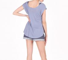 Large tank top in thin ribbed fabric