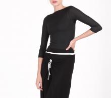 Long sleeves top in breathable mesh