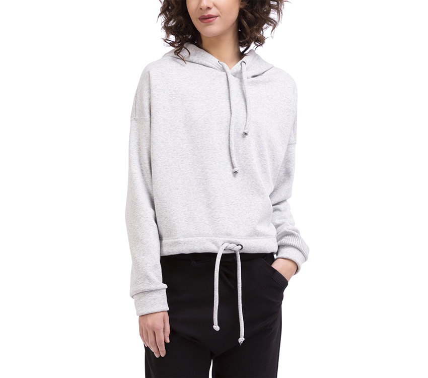 reversible brushed cotton sweatshirt with soft lining ウォーム